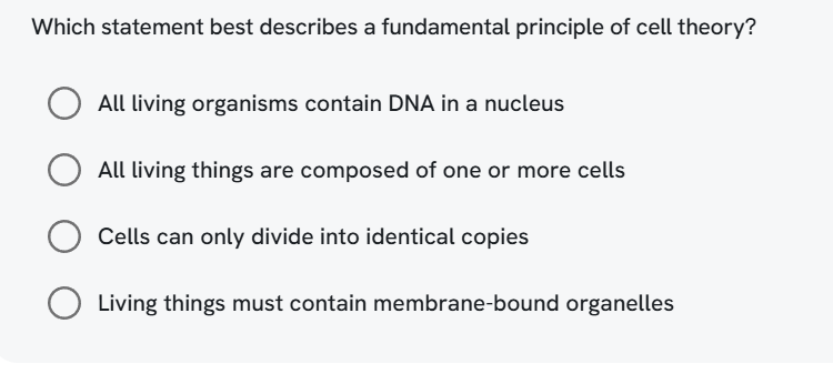 which is correct Which statement best describes a