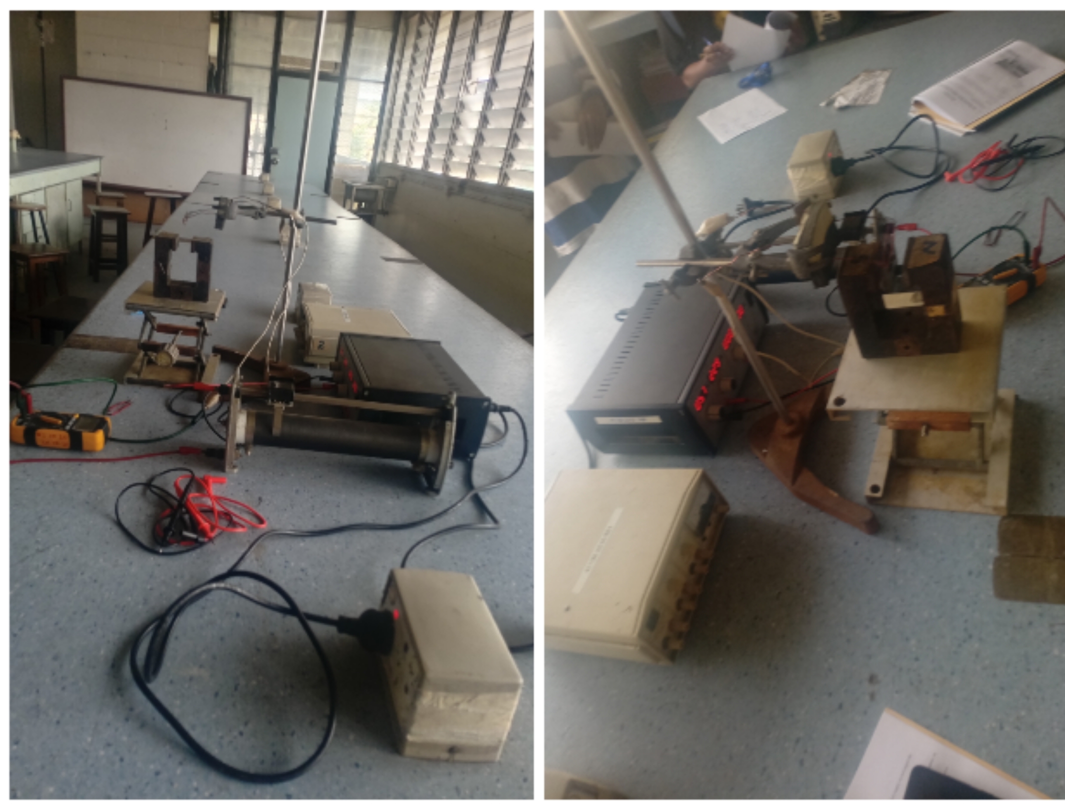 Clearly explain this lab setup for physics