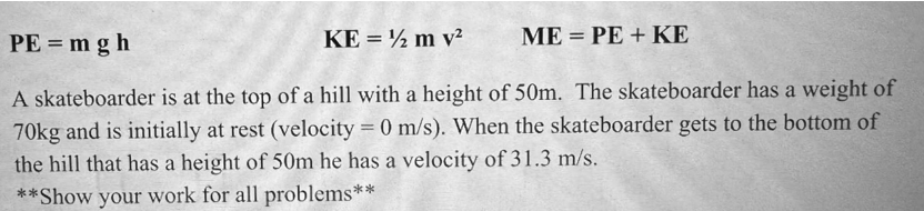 What is the Mechanical Energy of the ball at the