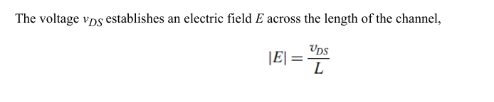 what does this mean? The voltage vg establishes