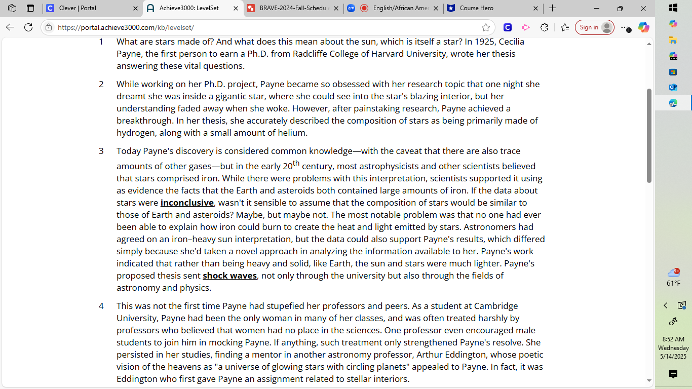 0 | & Cever| Portal X A) Achieve3000: LevelSet =X