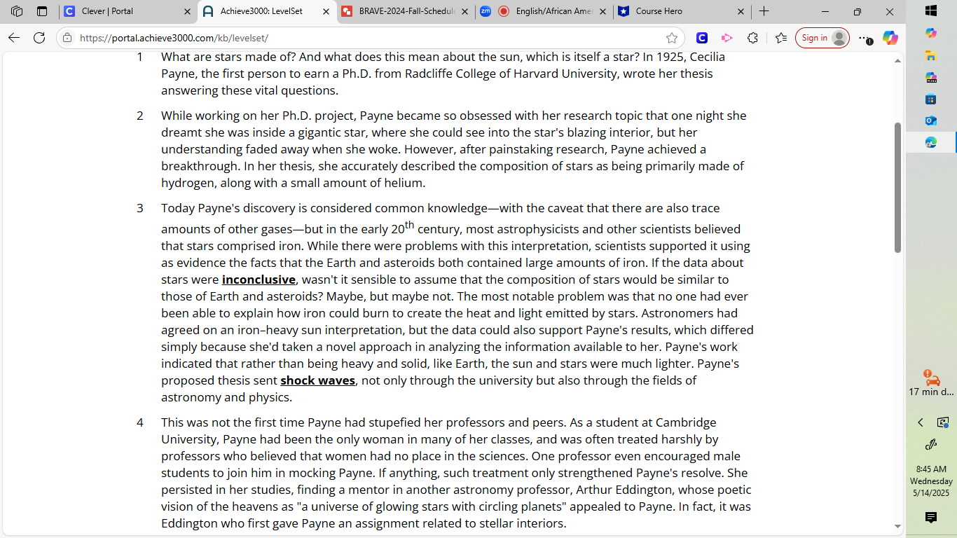 0 | & Cever| Portal X A) Achieve3000: LevelSet =X