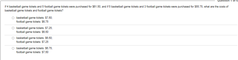 this correctly Question T orb If 4 basketball