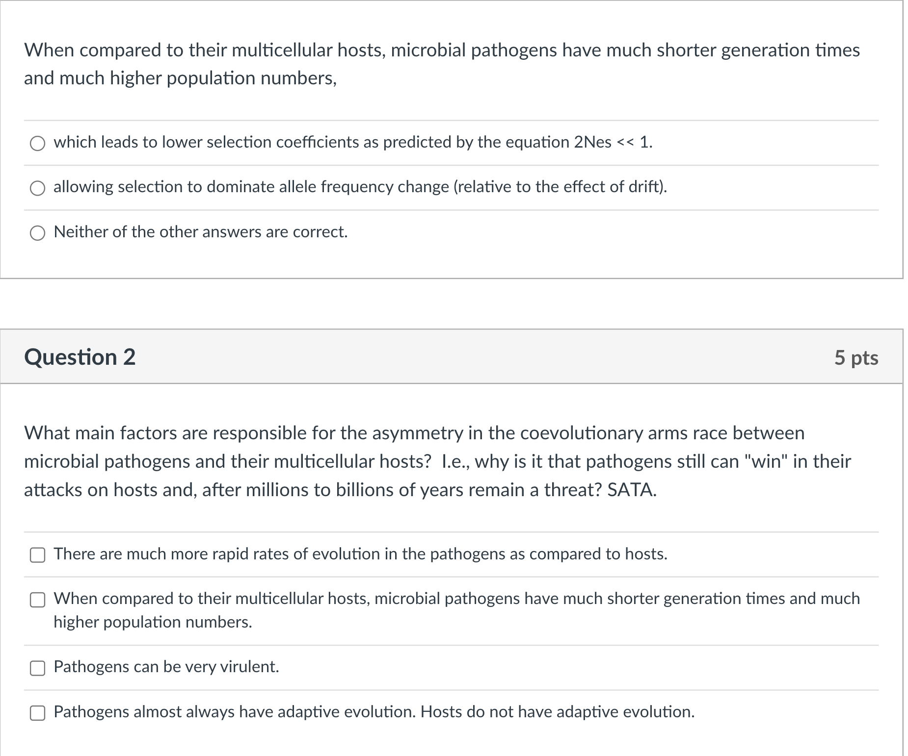 When compared to their multicellular hosts,