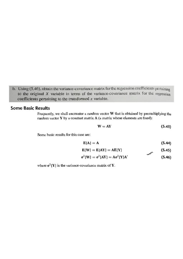 Solve the question b. Using (5.46). obtain the