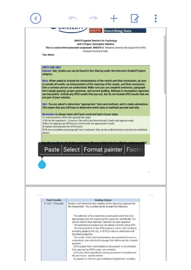 I attached all the documents needed and SPSS is