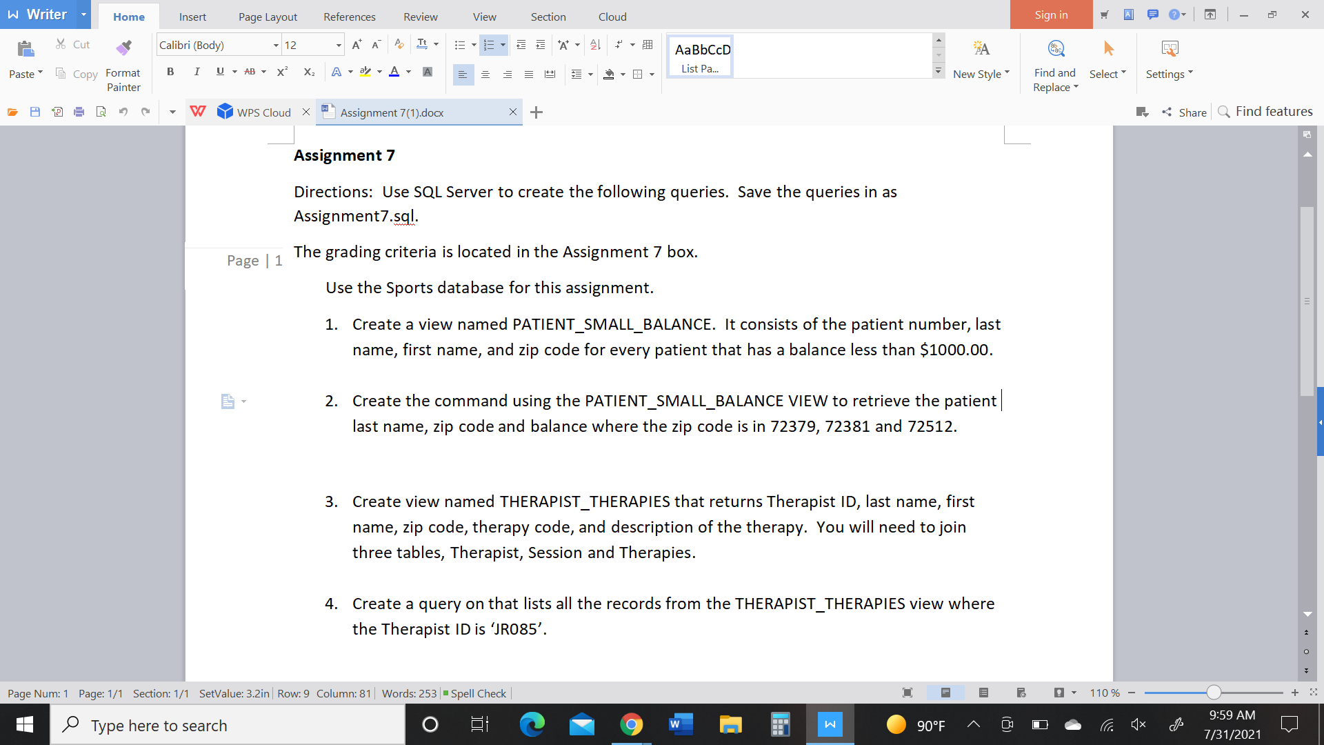 Can someone please explain how to do these SQL