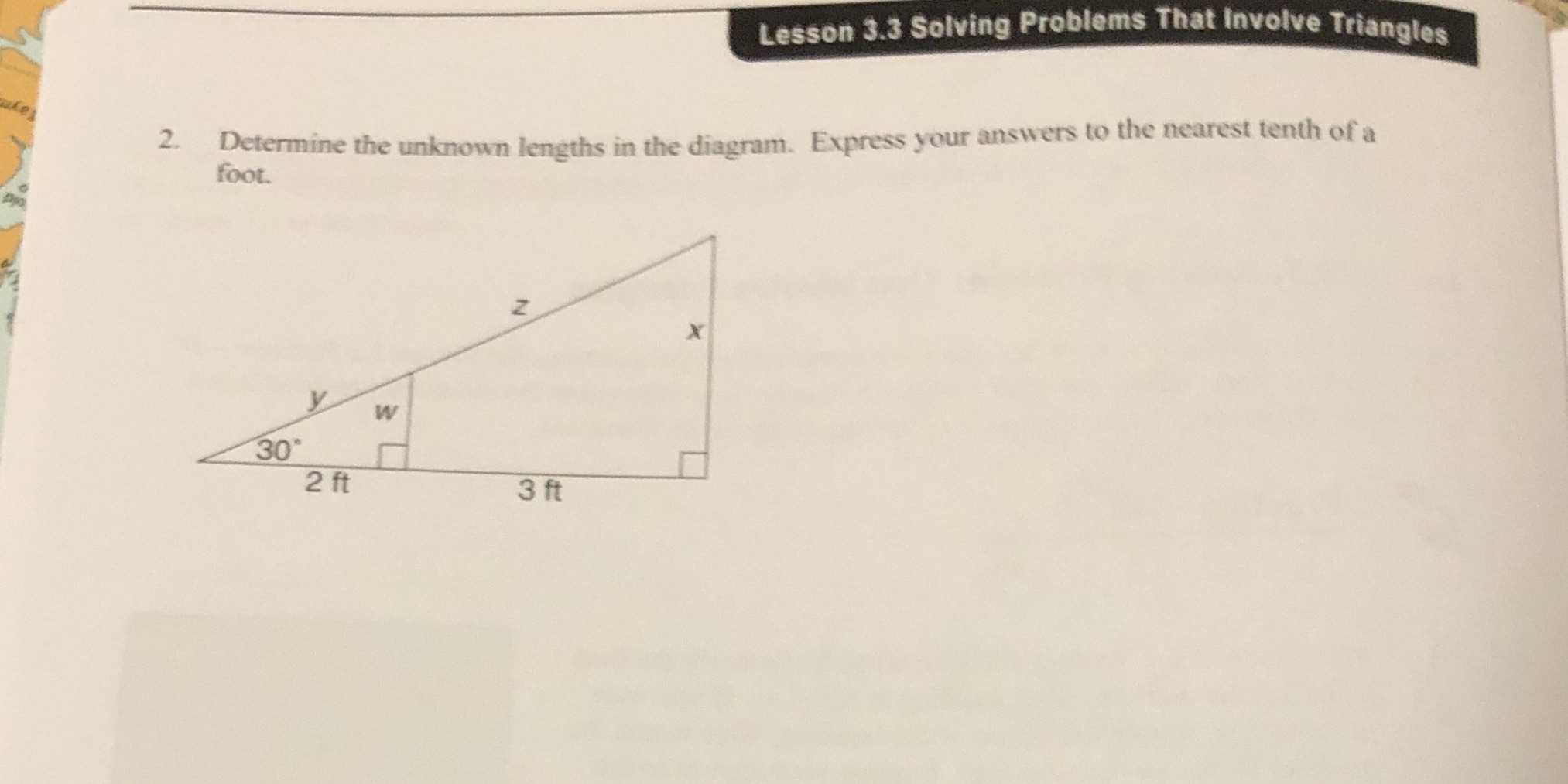 Lesson 3.3 Solving Problems That Involve