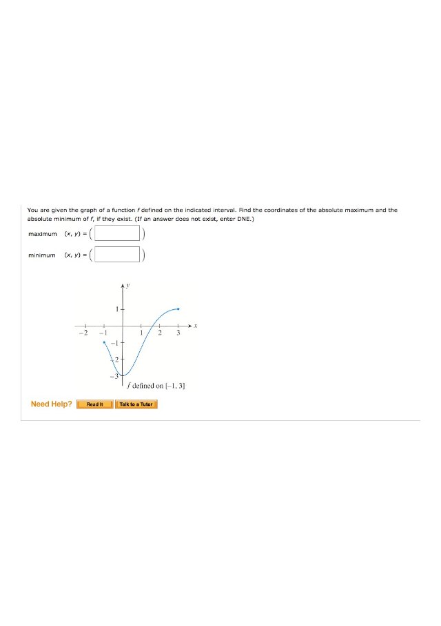 You are given the graph of a functionfdefined on