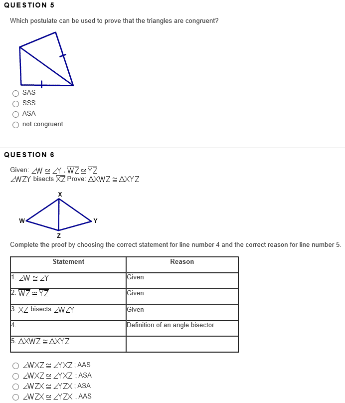 Which postulate can be used to prove that AABD