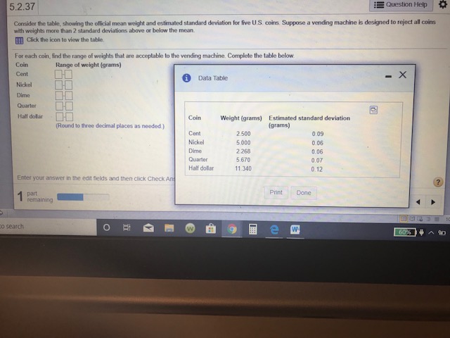 Please help solve the standard deviation