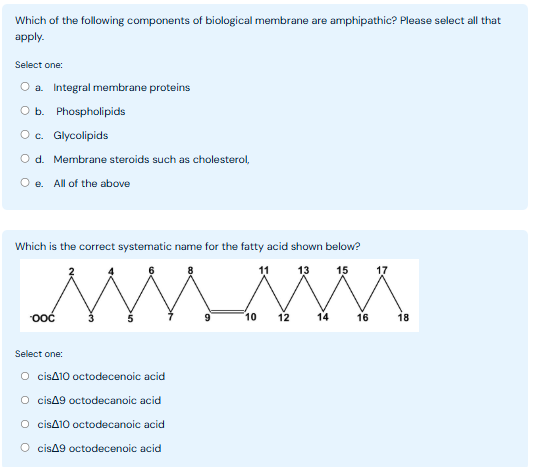 solve Which of the following components of