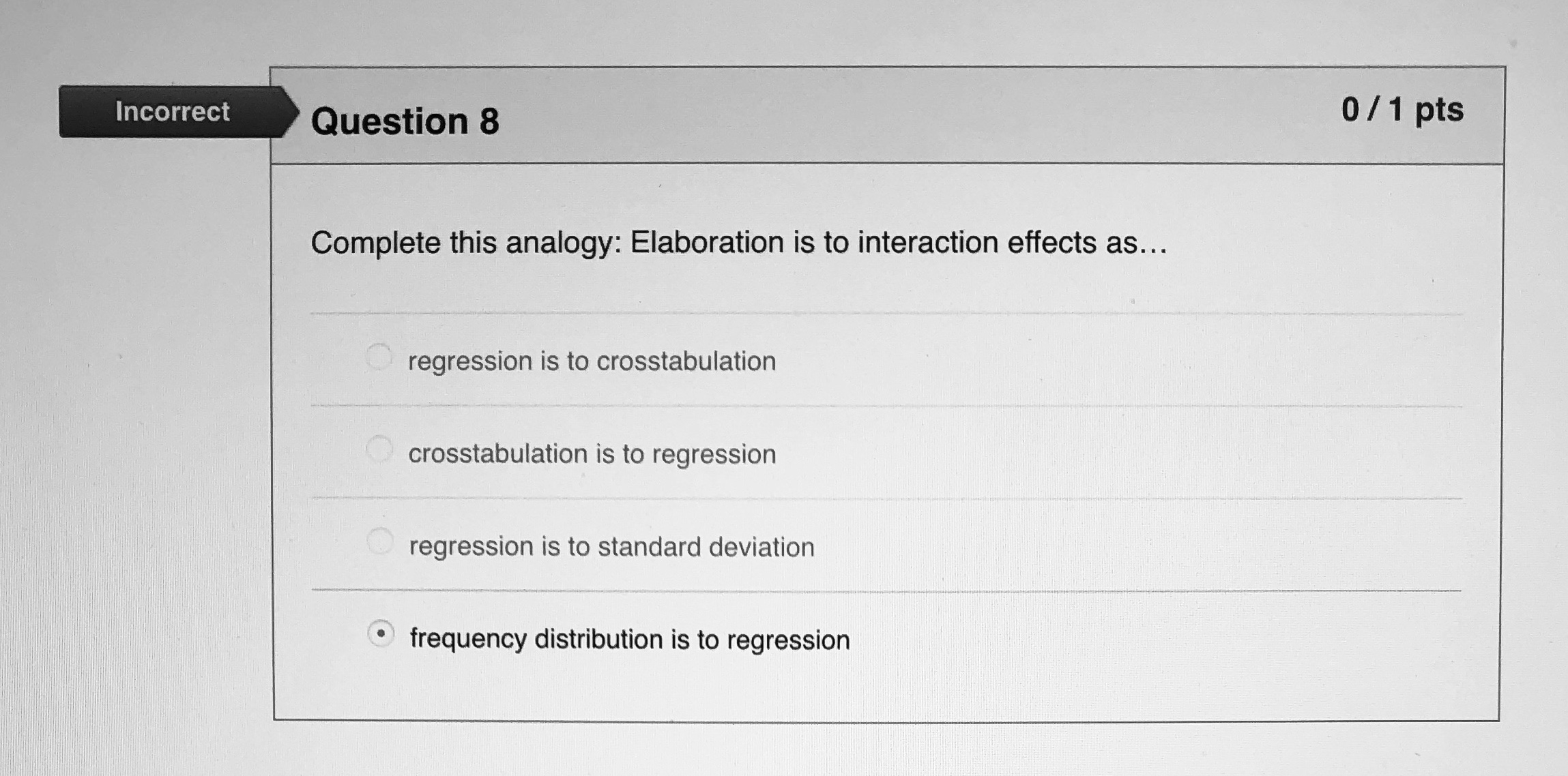 Could you please tell me the correct answer and