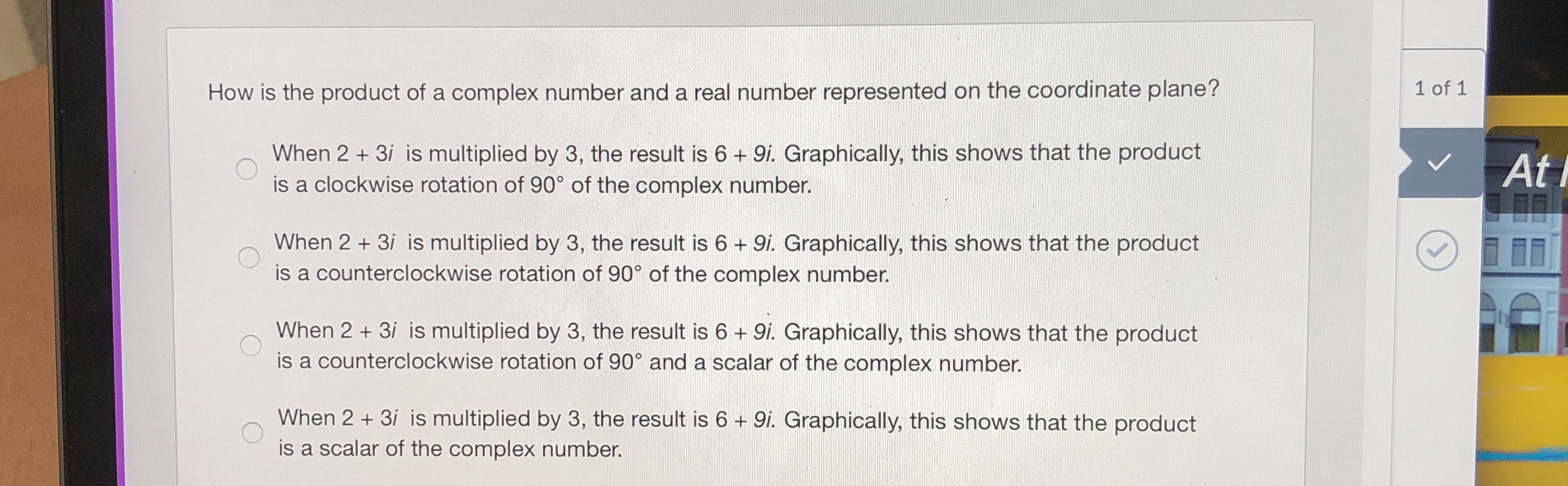 Choose best answer How is the product of a