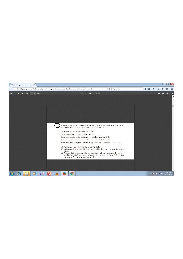 A satellite can fail for many possible resons two