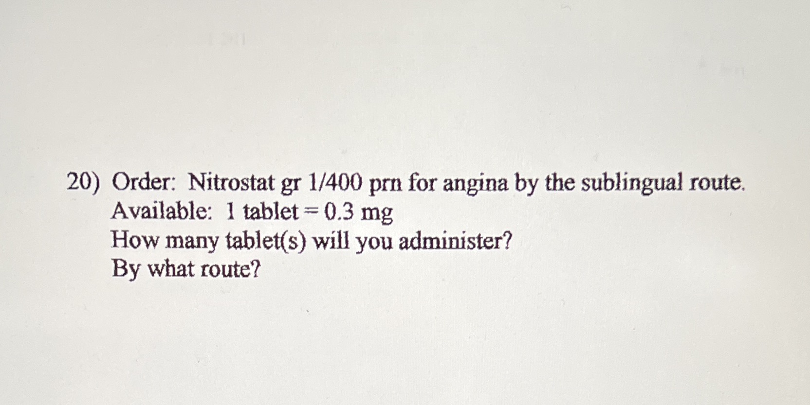 show your work in a dimensional analysis problem.