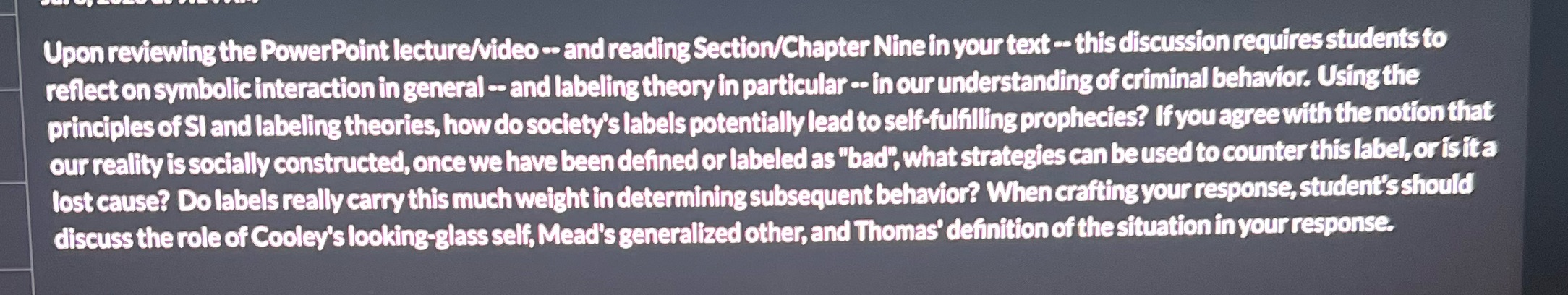 Upon reviewing the PowerPoint lecture/video --