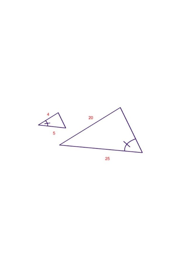 Can you prove that the two triangles are similar?