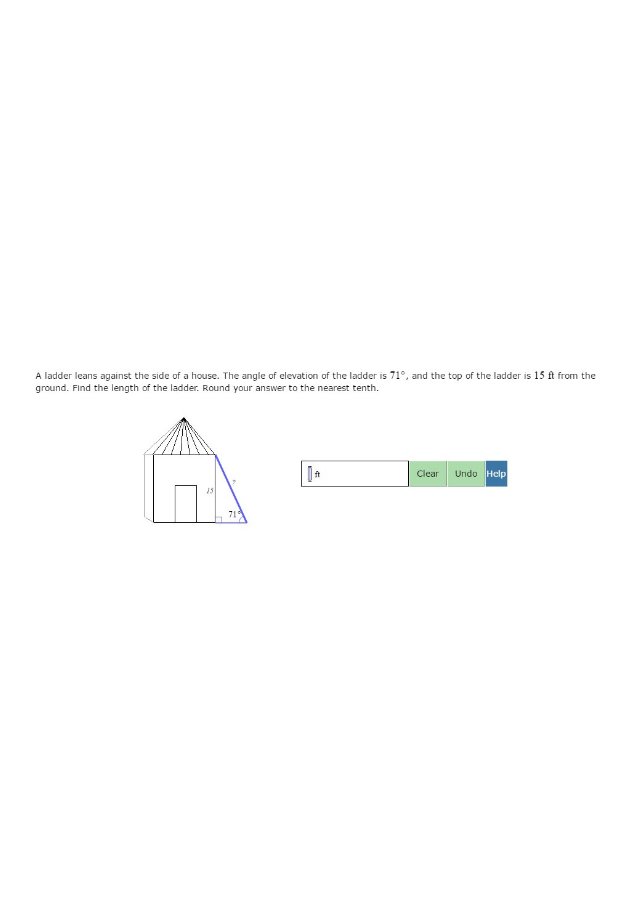 A ladder leans against the side of a house. The