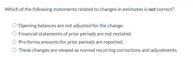 s Which of the following statements related to