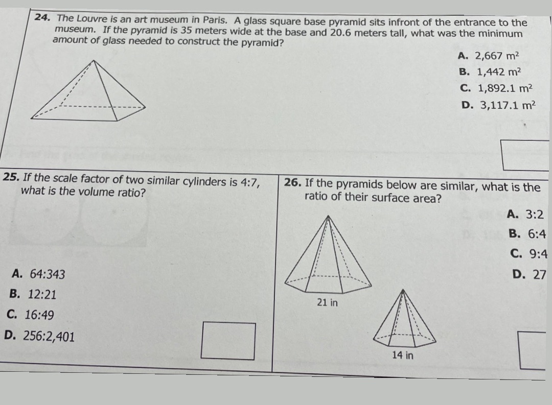 25-26 whats the answer? 24. The Louvre is an art
