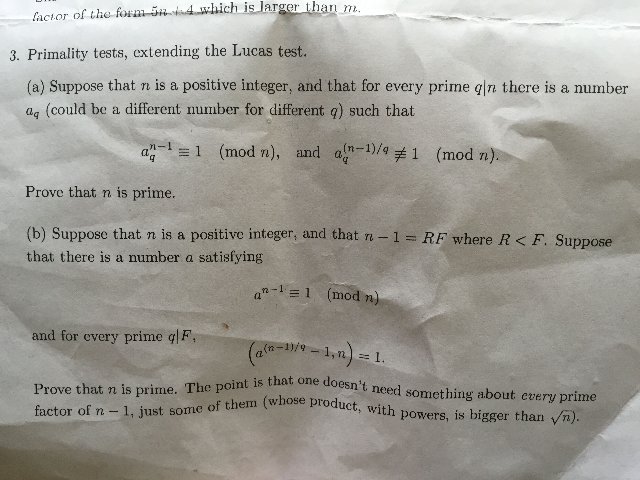 1. prove that there are infinitely many integers