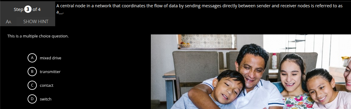 A central node in a network that coordinates the