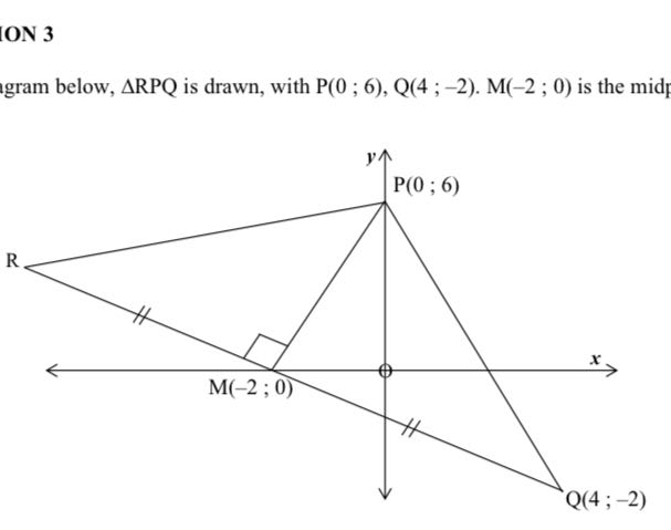 Determine coordinates of R , please explain in
