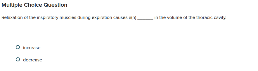 Multiple Choice Question Relaxation of the