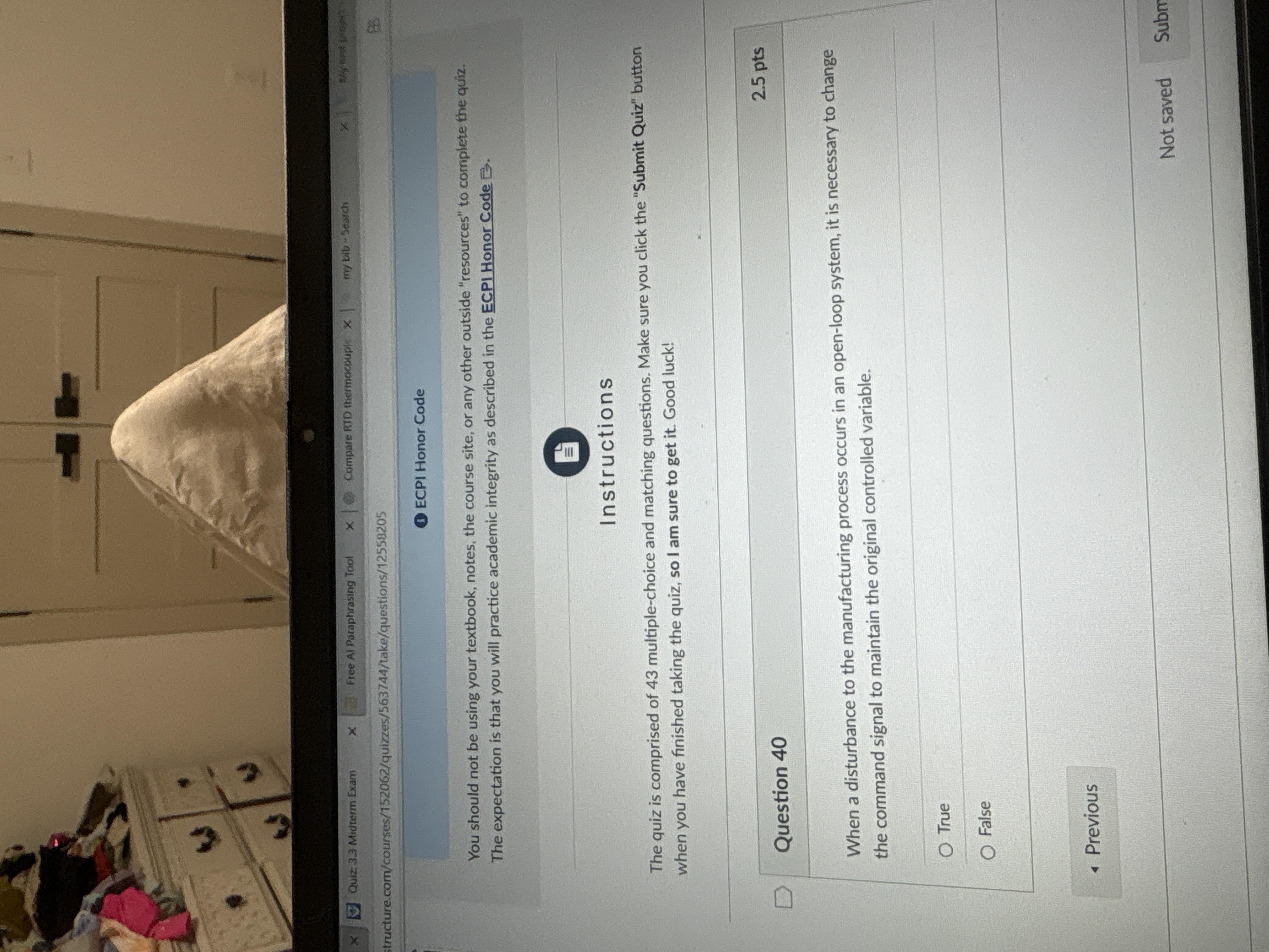 Quiz: 3.3 Midterm Exam x Free Al Paraphrasing