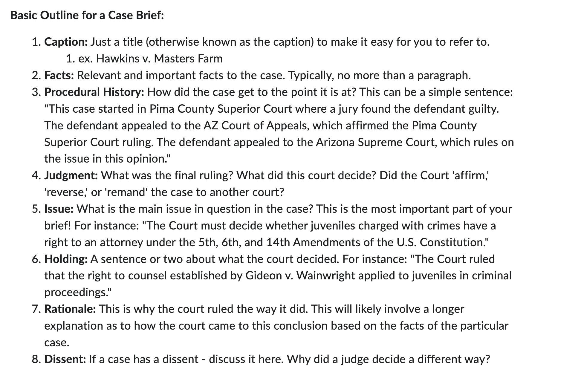 Conley v. Gibson Basic Outline for a Case Brief: