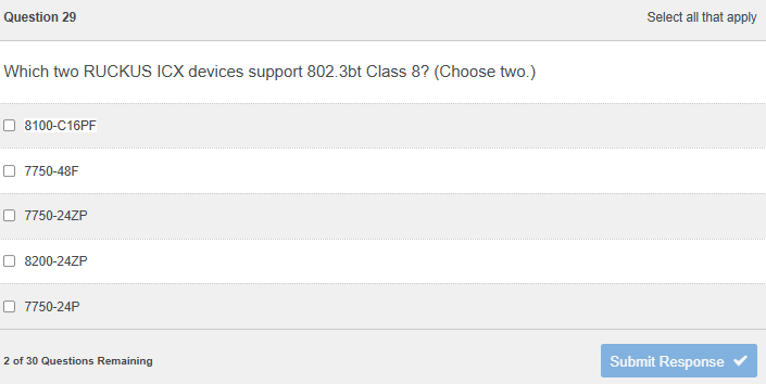 whats the answer Question 29 Select all that