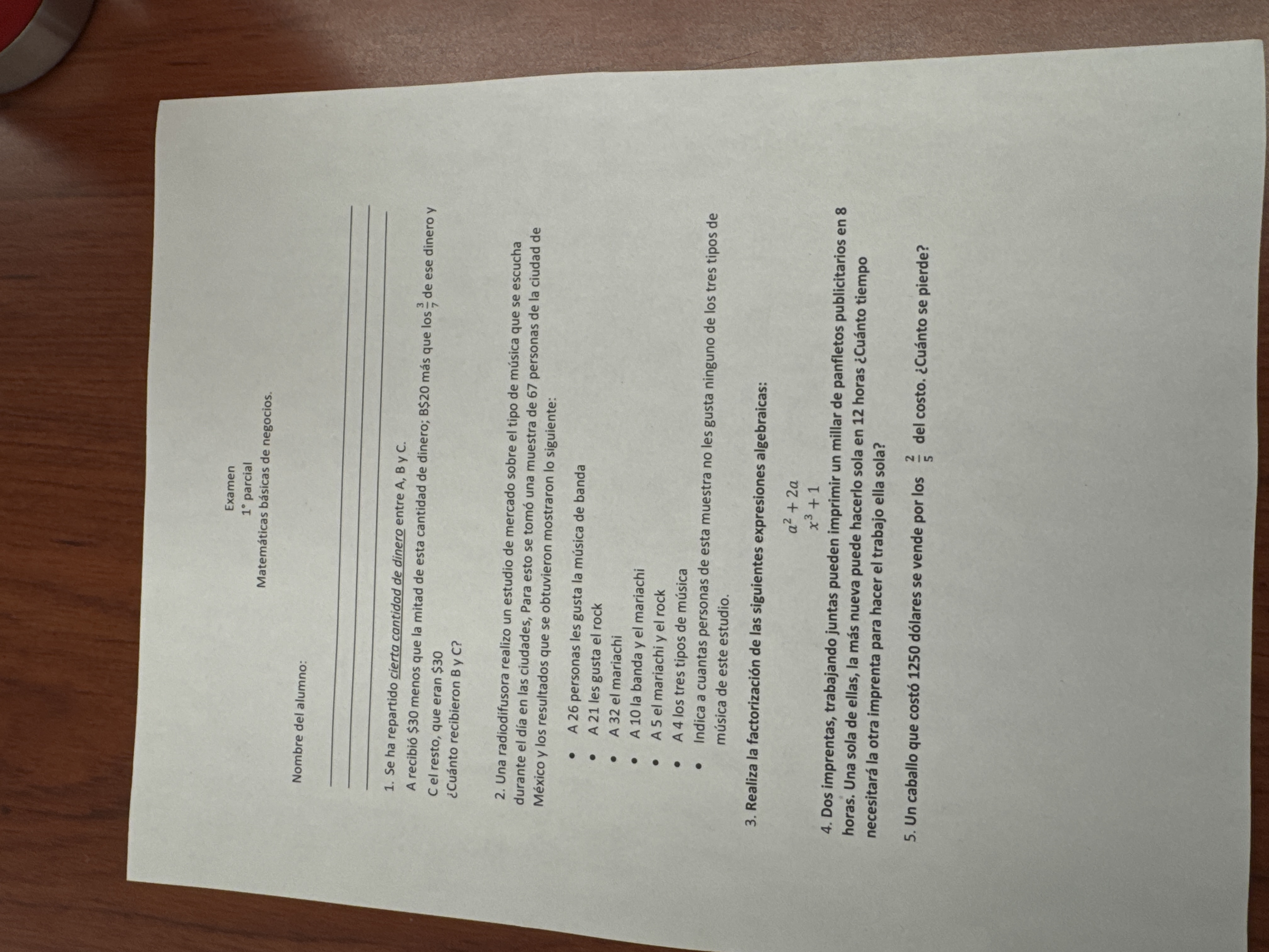 Resuelve esto, paso a paso con procedimiento pero