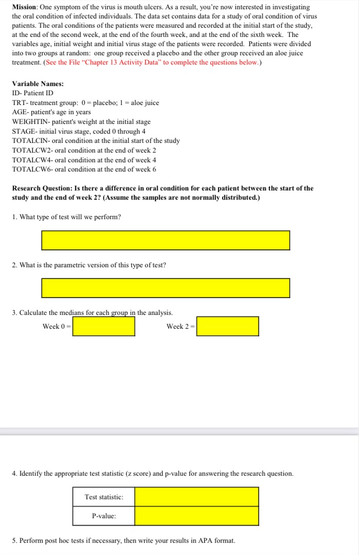 use Jamovi Mission: One symptom of the virus is