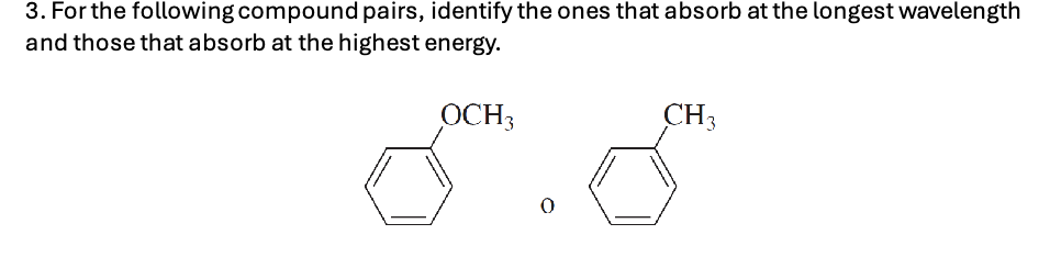 solve 3. For the following compound pairs,
