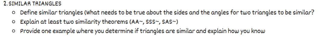 and provide a triangle and answer it like a 10th