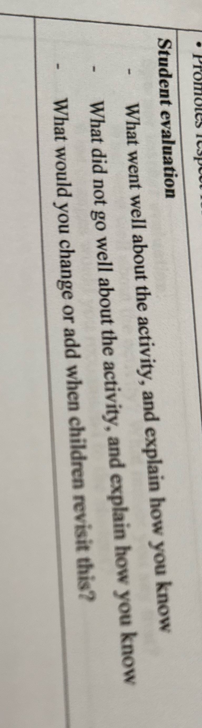 Building block structure Promotes Student