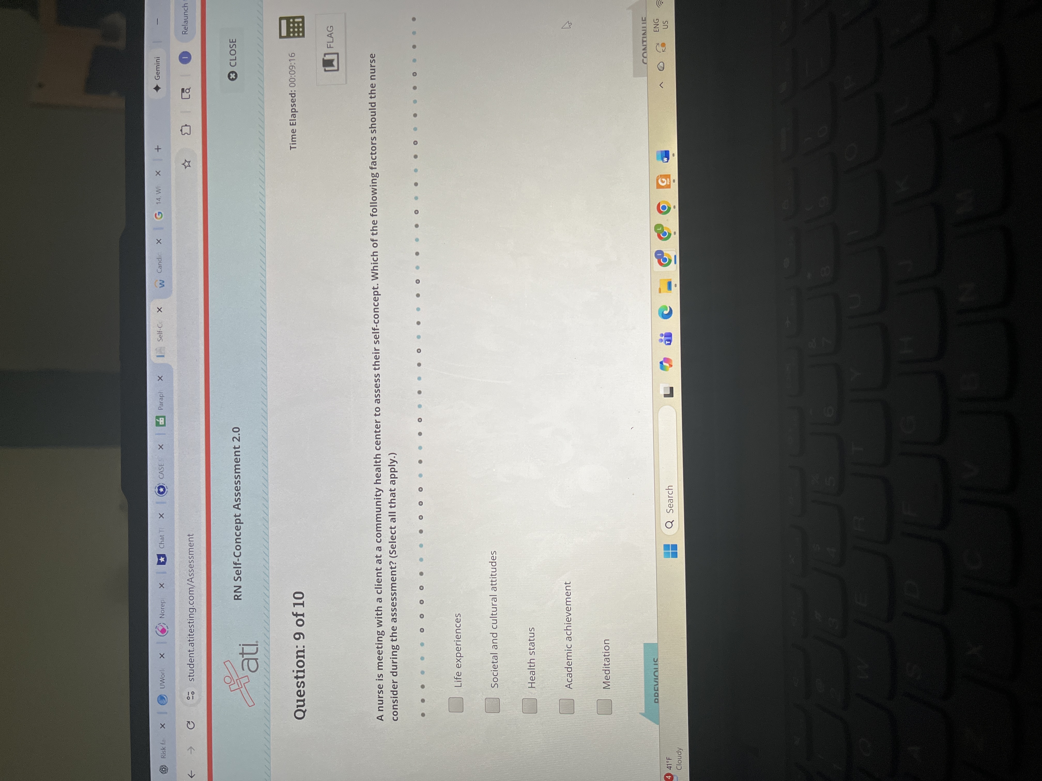 Ans Risk fa X UWork X Norep X | ChatTi X CASES X