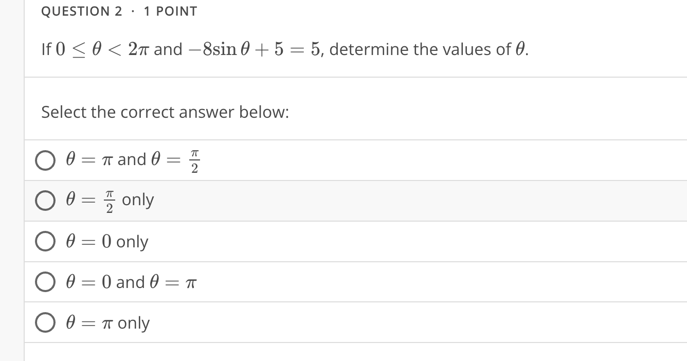 can you tell me the correct answer? QUESTION 2 .