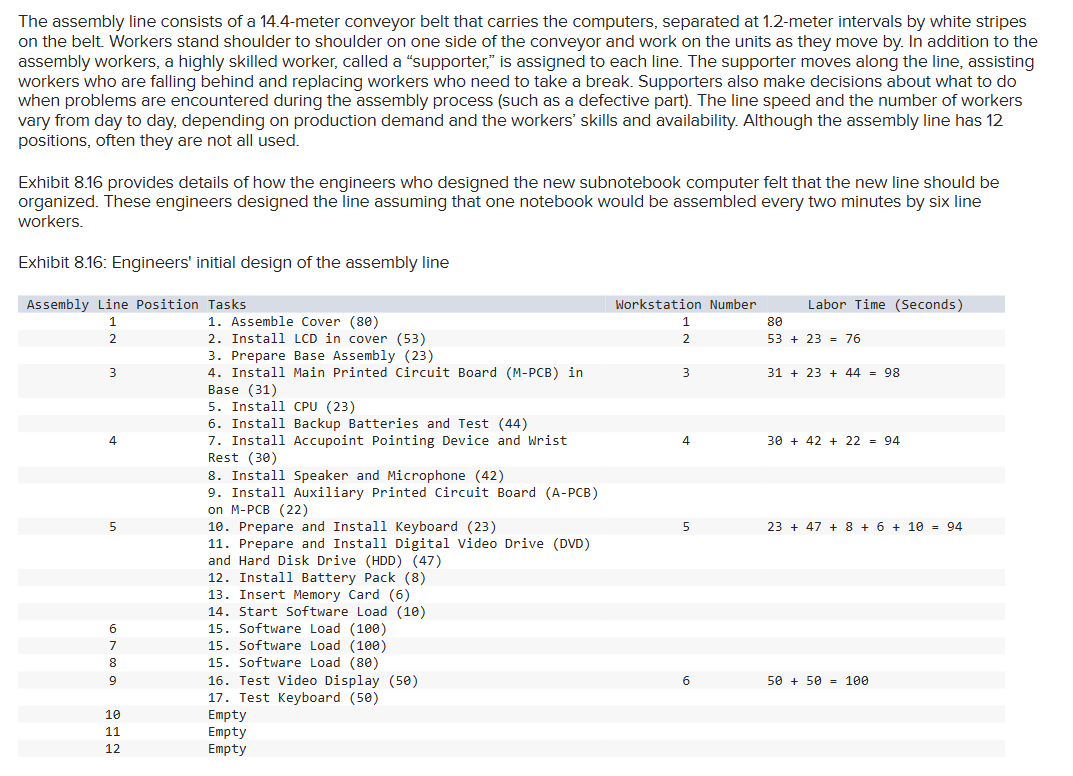 A Notebook Computer Assembly Line A manufacturing