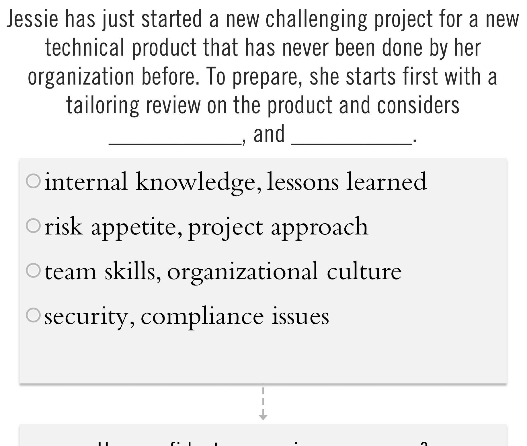 solve thius please Jessie has just started a new