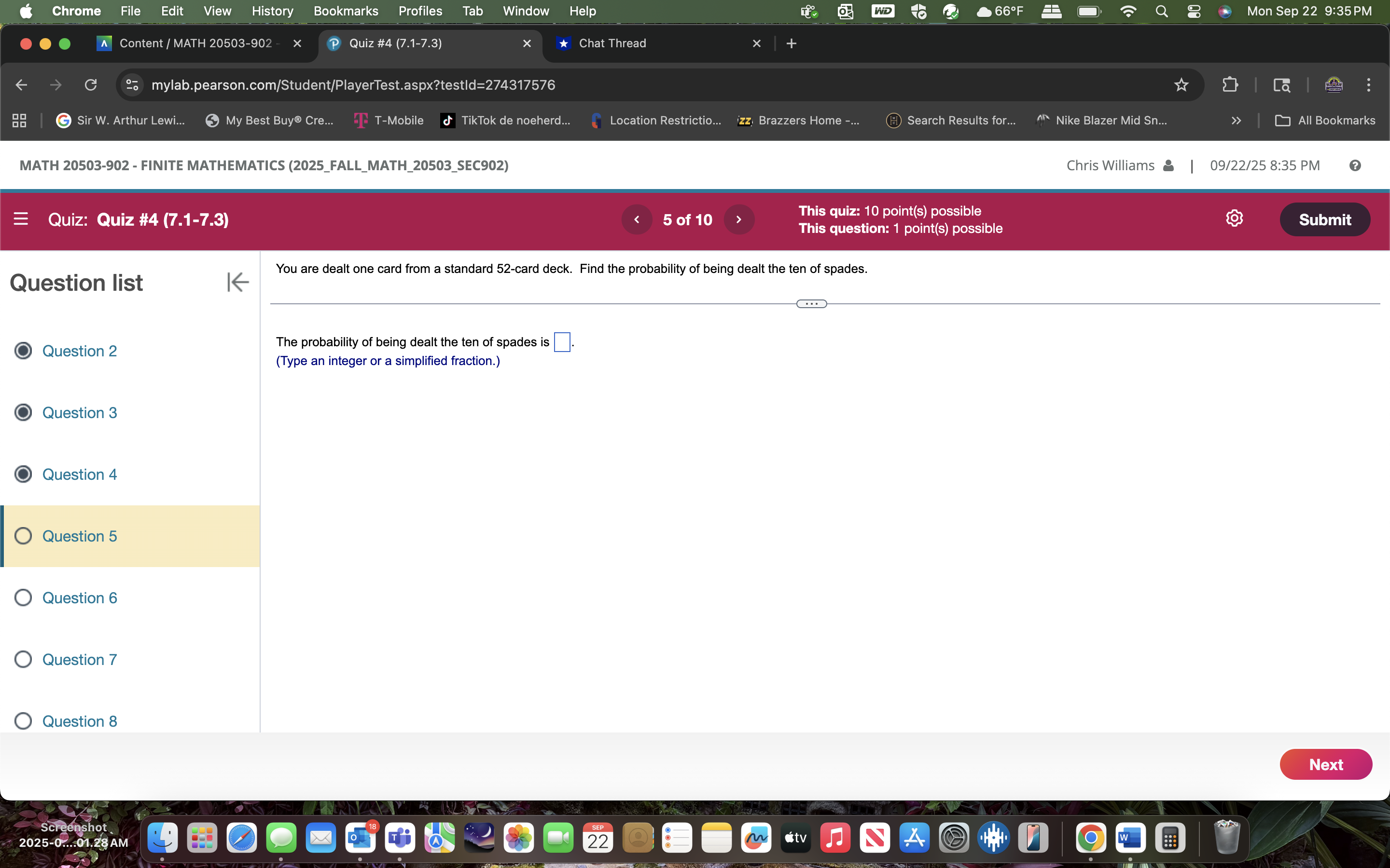 solve Chrome File Edit View History Bookmarks
