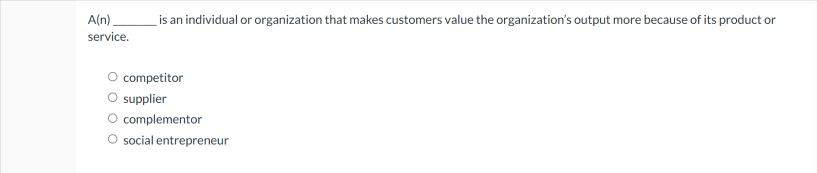 solve A(n) is an individual or organization that