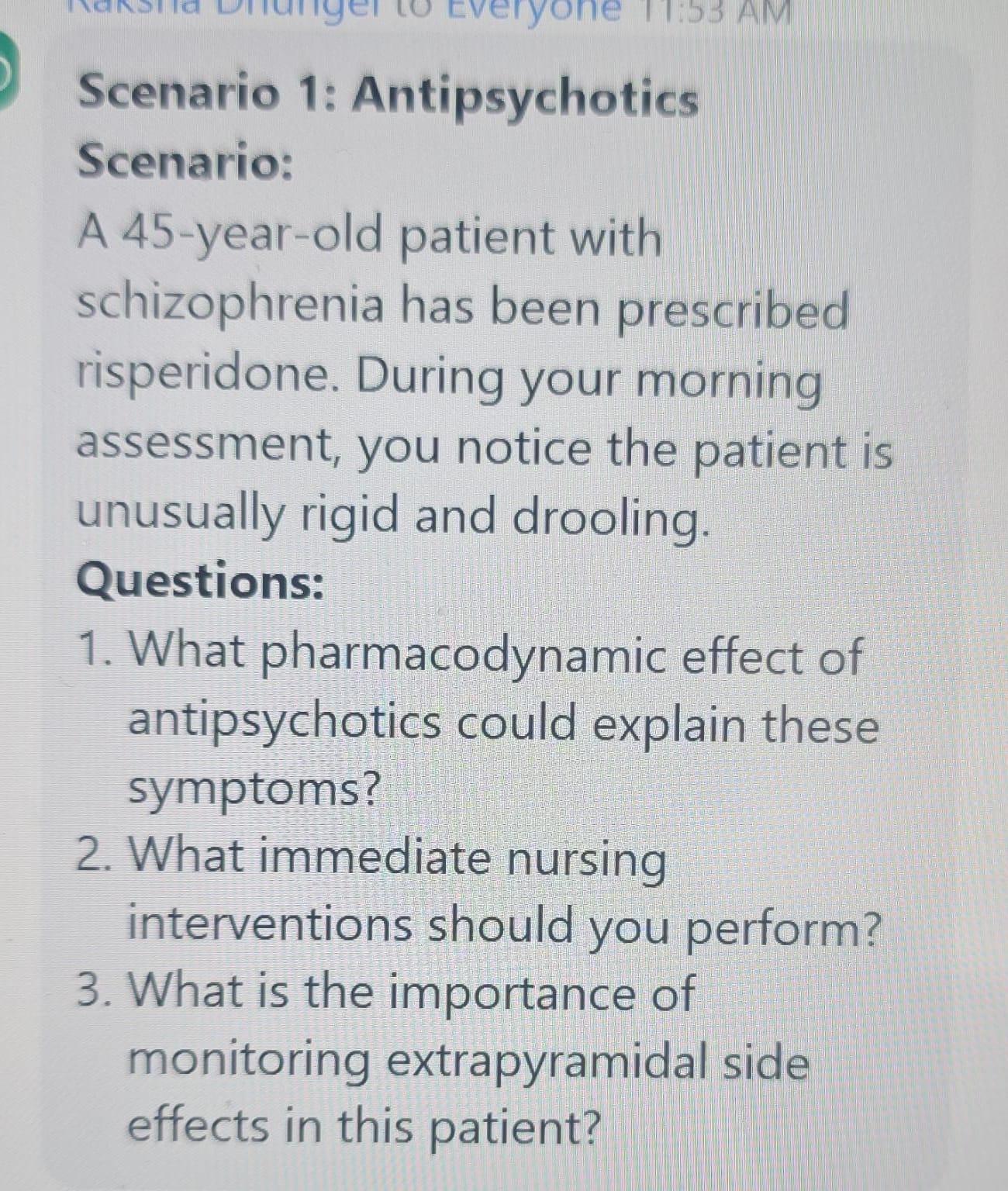 explain O Everyone 11:53 AM Scenario 1: