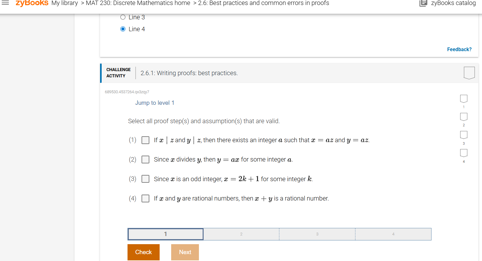zybooks My library  style=