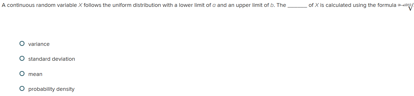 solve A continuous random variable X follows the