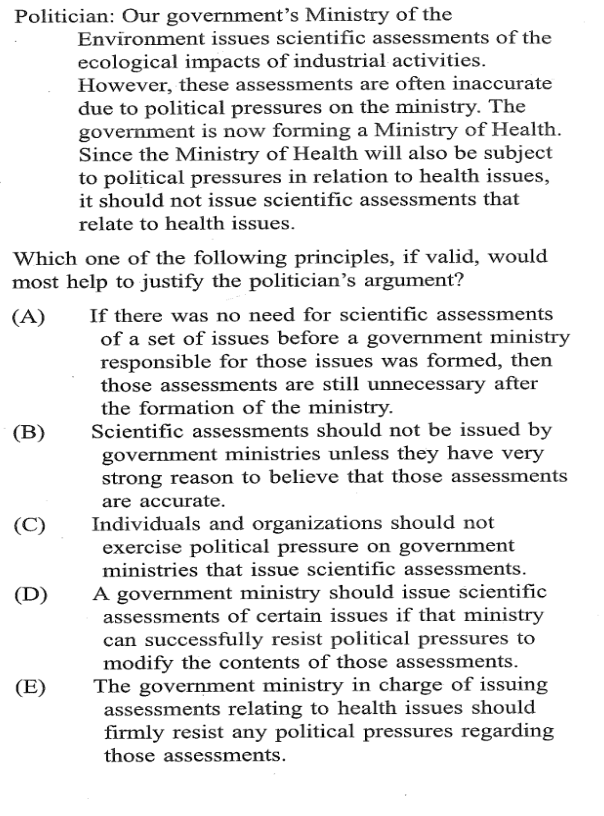 what is the answer? Politician: Our government's