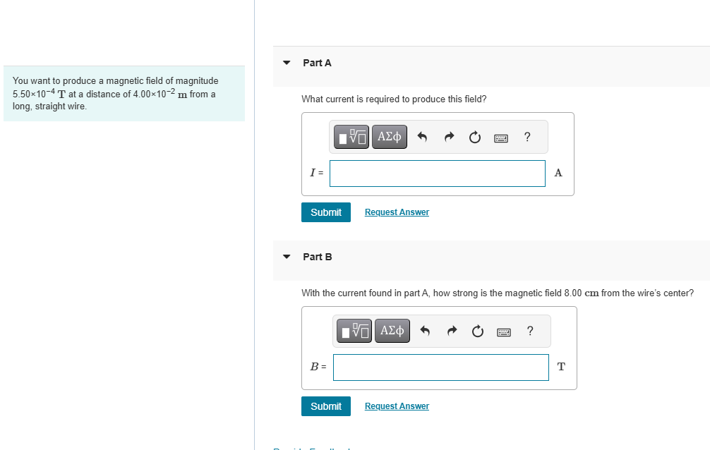 part a and b Part A You want to produce a