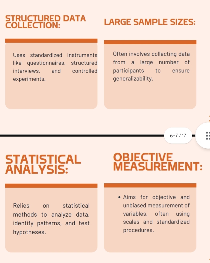 Explain eTRUCTURED DATA _ LARGE SAMPLE SIZES: