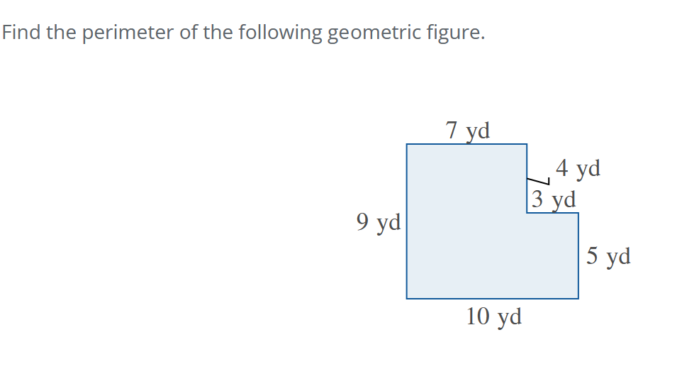solve this problem Find the perimeter of the